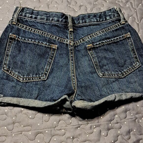 Old Navy button fly jean shorts size 10 - Picture 3 of 4